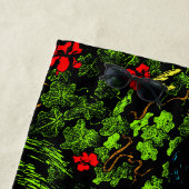 Nederlandse Art Nouveau Pauw en Vlinder Strandlaken (In situ)