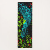 Nederlandse Art Nouveau Pauw en Vlinder Yogamat (Achterkant)