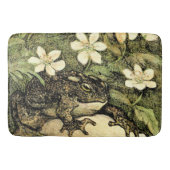 Nederlandse Art Nouveau Toad en Dogwood Badmat (Voorkant)