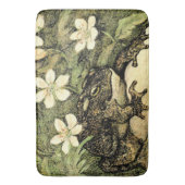 Nederlandse Art Nouveau Toad en Dogwood Badmat (Voorkant Verticaal)
