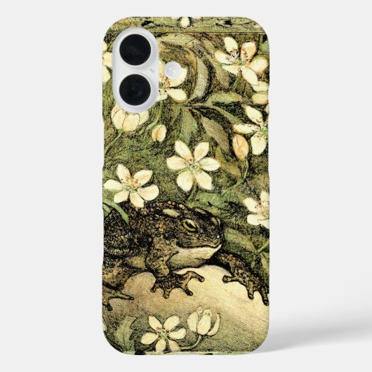 Nederlandse Art Nouveau Toad en Dogwood Case-Mate iPhone Case (Achterkant)