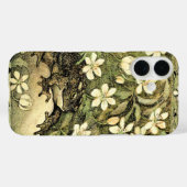 Nederlandse Art Nouveau Toad en Dogwood Case-Mate iPhone Case (Achterkant (horizontaal))