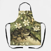 Nederlandse Art Nouveau Toad en Dogwood Schort (Voorkant)