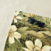 Nederlandse Art Nouveau Toad en Dogwood Strandlaken (In situ)