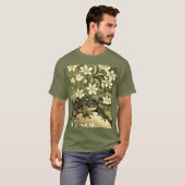 Nederlandse Art Nouveau Toad en Dogwood T-shirt (Voorkant volledig)