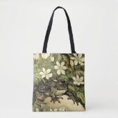 Nederlandse Art Nouveau Toad en Dogwood Tote Bag (Voorkant)