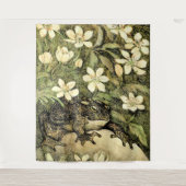 Nederlandse Art Nouveau Toad en Dogwood Wandkleed (Voorkant)
