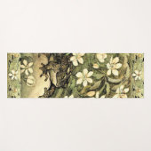 Nederlandse Art Nouveau Toad en Dogwood Yogamat (Voorkant (horizontaal))