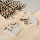 Nederlandse artiest en moderne grafische kaart Legpuzzel (Zijkant)