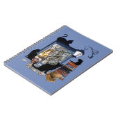  Nederlandse artiest en zwarte katten Notitieboek (Linkerzijde)