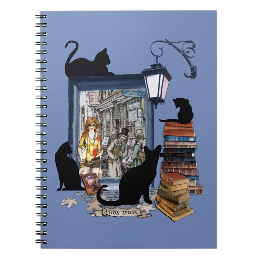  Nederlandse artiest en zwarte katten Notitieboek (Voorkant)