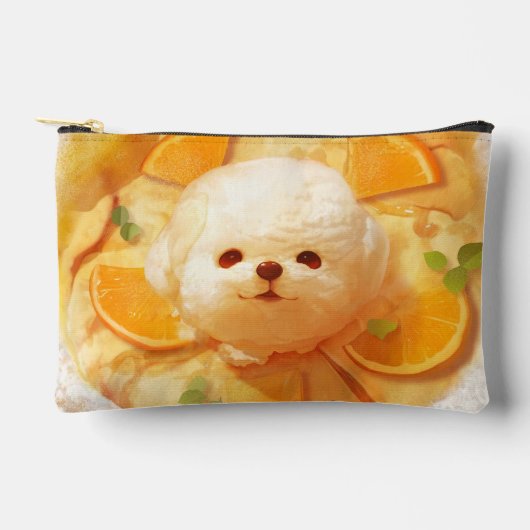 Nederlandse Baby Pannenkoek met Schattige Hondenij Etui (Voorkant)