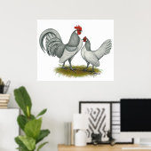 Nederlandse Bantam: Zelfblauw Poster (Thuiskantoor)
