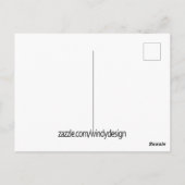 Nederlandse bedankkaart briefkaart (Achterkant)