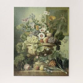 Nederlandse beeldende kunst stilleven bloemen en f legpuzzel