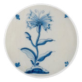 Nederlandse blauwe tegel keramische knop (Voorkant)