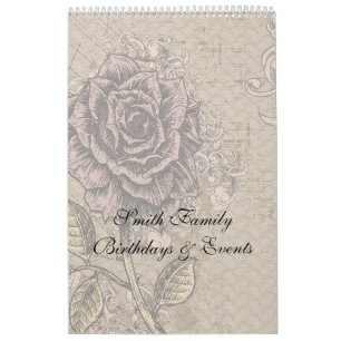 Nederlandse  bloemen voor Birthday Calendar Kalender