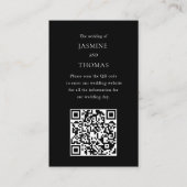 Nederlandse Bloemenbruiloft website QR Code Visitekaartje (Voorkant)