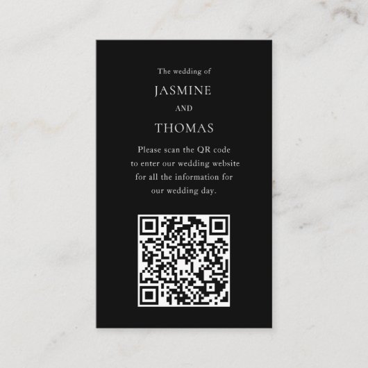  Nederlandse Bloemenbruiloft website QR Code Visitekaartje (Voorkant)