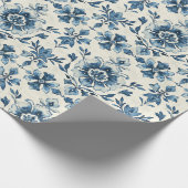 Nederlandse bloemtegeltjes-cadeaupapier, Delftsbla Cadeaupapier (Hoek)