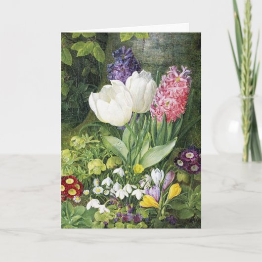 Nederlandse Bulb Spring Flowers Kaart (Voorkant)