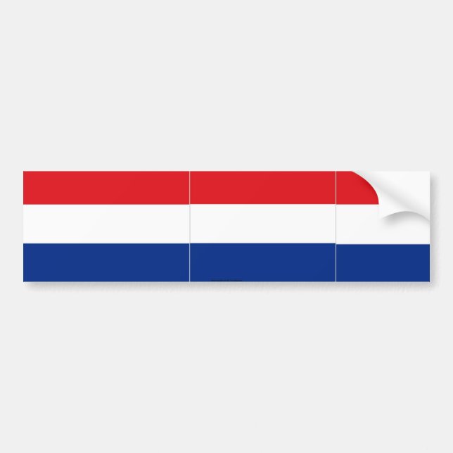 Nederlandse bumpersticker (Voorkant)