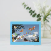 Nederlandse Butterflies Cust. Lijst Briefkaart (Staand voorkant)