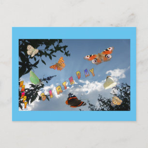 Nederlandse Butterflies Cust. Lijst Briefkaart