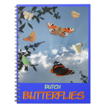 Nederlandse Butterflies Cust. Notitieboek tekst