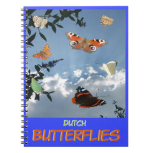 Nederlandse Butterflies Cust. Notitieboek tekst