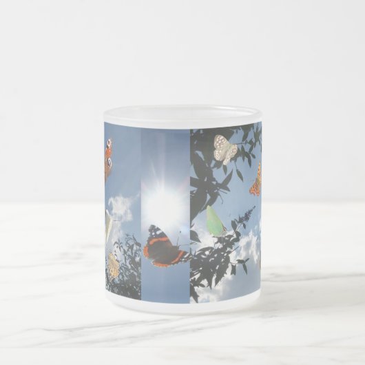 Nederlandse Butterflies, Mok van geglazuurd glas (Center)