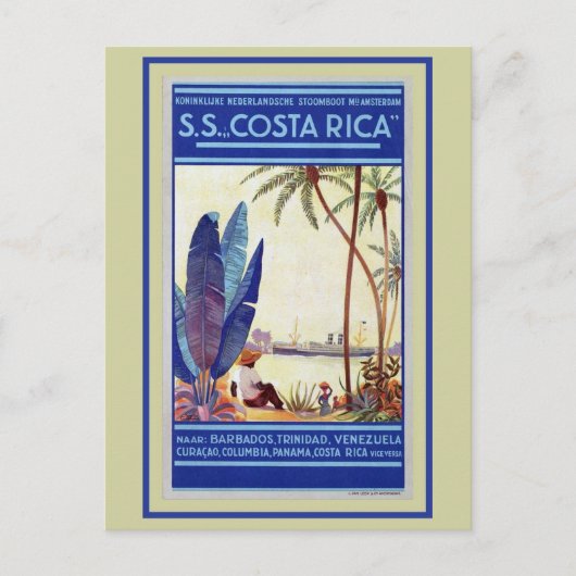 Nederlandse cruiseschip Costa Rica Briefkaart (Voorkant)