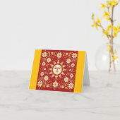 nederlandse dagen kaart (Gele Bloem)