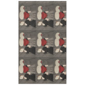 Nederlandse dames in traditionele kleren - Tablecl Tafelkleed (Voorkant)