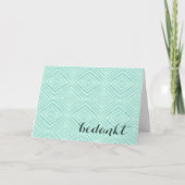 Nederlandse Dank je wel Opmerking Bedankkaart (Voorkant)