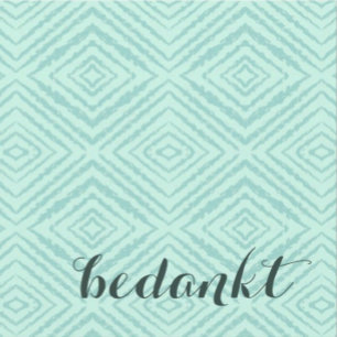 Nederlandse Dank je wel Opmerking Bedankkaart