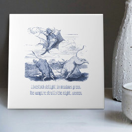 Nederlandse Delft Wilhelm Busch geïnspireerd speel Tegeltje