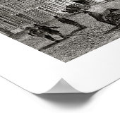  Nederlandse drukkerij Leiden, hoofdstraat Poster (Hoek)