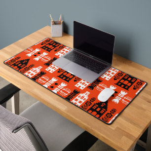 Nederlandse Folk Art Print Bureaumat