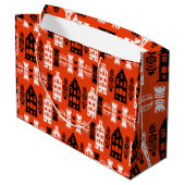 Nederlandse Folk Art Print Groot Cadeauzakje (Achterkant Gekanteld)