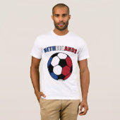Nederlandse Footy (licht) T-shirt (Voorkant volledig)
