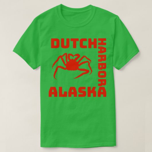 Nederlandse Harbor Alaska Crab Long Slapeve T-shirt (Design voorkant)