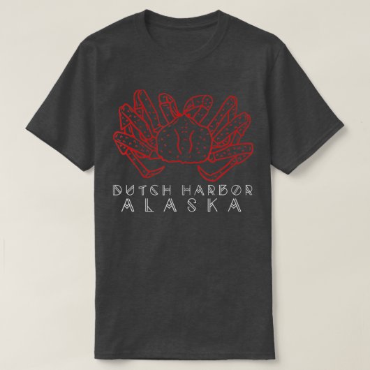 Nederlandse Harbour Alaska Crab Alaskan Red King C T-shirt (Design voorkant)