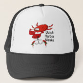 Nederlandse Harbour Alaska-kerstkrab Gevist Trucker Pet (Voorkant)