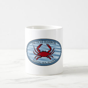 Nederlandse Harbour Crab Vissen Blue Koffiemok