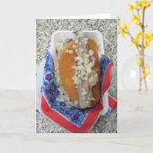 Nederlandse Haringen Broodje met de Kaart van de (Gele Bloem)