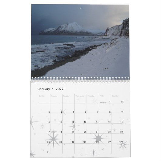 Nederlandse haven, Alaska 2012 Kalender (Jan 2027)