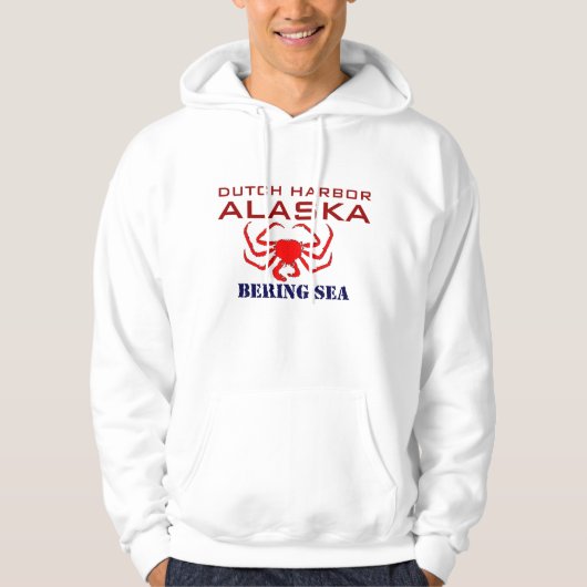 Nederlandse havenkrab Gevist Hoodie (Voorkant)
