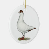 Nederlandse Helmduif Keramisch Ornament (Rechts)