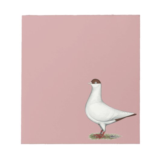 Nederlandse Helmduif Notitieblok (Voorkant)